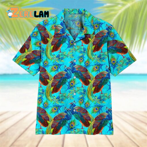 Tropical Peacock Hawaiian Shirt