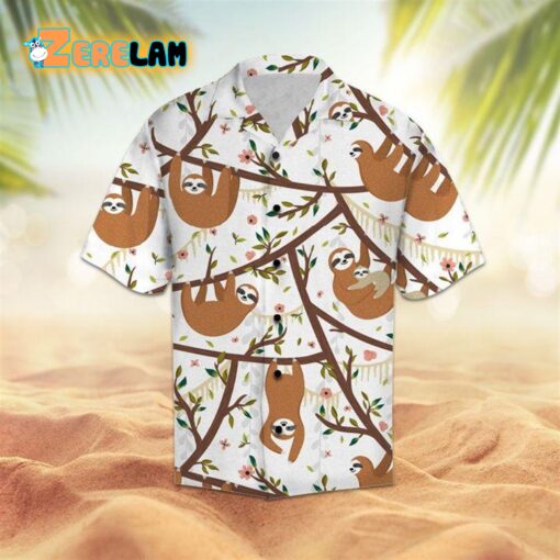 Tropical Sloth Hawaiian Shirt