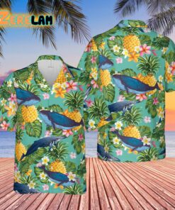 Tropical Whale Hawaiian Shirt