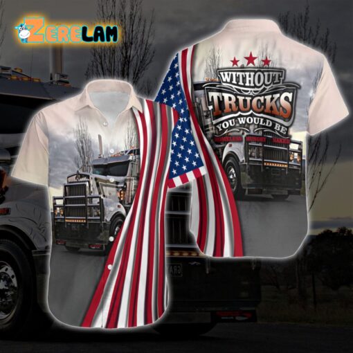 Truck Driver Hawaiian Shirt