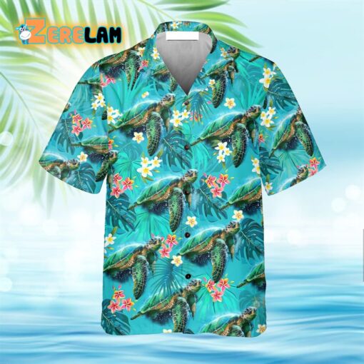 Turtle Love Beautiful Life Hawaiian Shirt