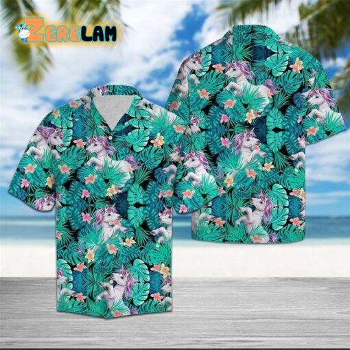 Unicorn Tropical Hawaiian Shirt
