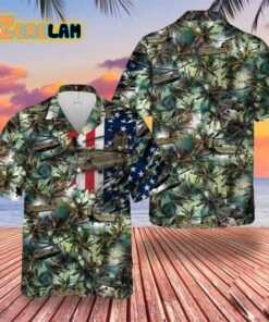 Us Army With Flag Hawaiian Shirt