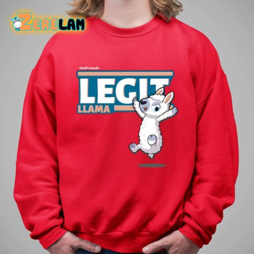 VeeFriends Legit Llama Character Shirt