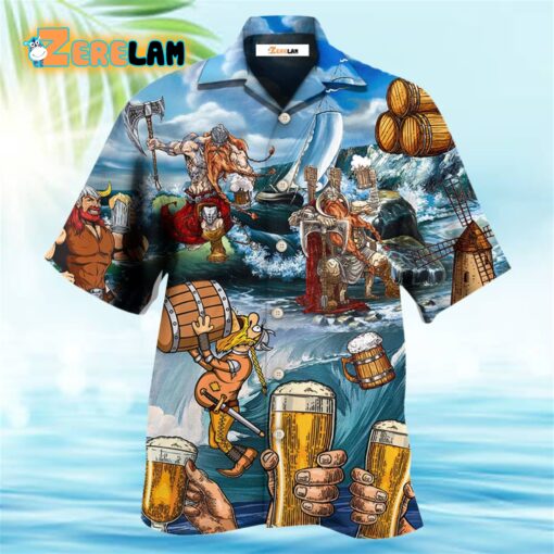 Viking Beer Style I Love It And I Drink It Hawaiian Shirt