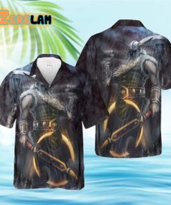 Viking Warrior Hawaiian Shirt