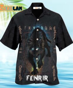 Viking Wolf Fenrir Hawaiian Shirt