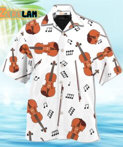 Violin Basic Style Music Notes Hawaiian Shirt