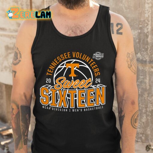 Volunteers 2024 Tournament March Madness Sweet Sixteen Defensive Stance Shirt