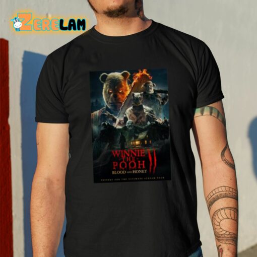 Winnie The Pooh Blood And Honey Ii Scream Team Poster Shirt