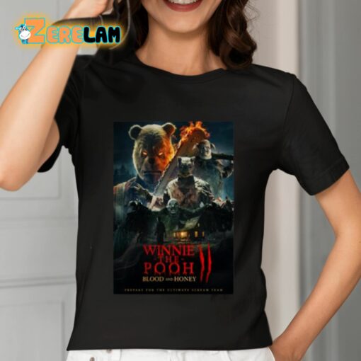 Winnie The Pooh Blood And Honey Ii Scream Team Poster Shirt