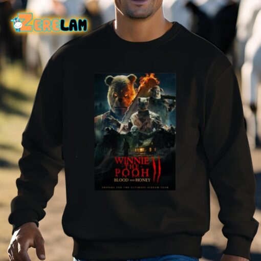 Winnie The Pooh Blood And Honey Ii Scream Team Poster Shirt