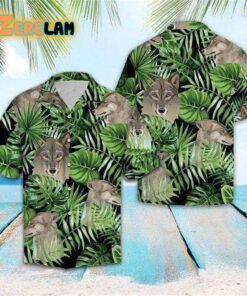 Wolf Summer Vibe Tropical Hawaiian Shirt