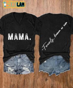 WomenS Mama Print Casual T Shirt 2
