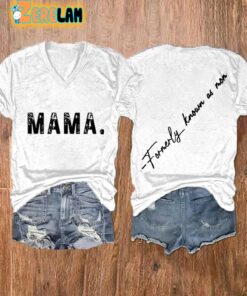 WomenS Mama Print Casual T Shirt 3
