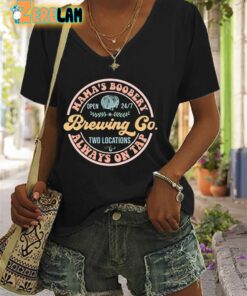 Women’S Mamas Boobery Breastfeeding Print Casual T-Shirt