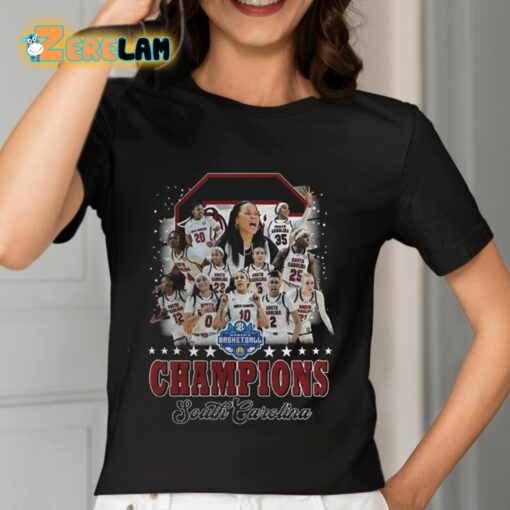 Womens Basketball Tournament Champions South Carolina Shirt