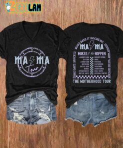 Womens Mama Rock Tour Print T shirt 2