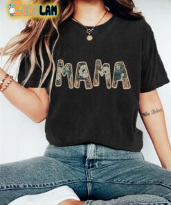 Womens Mothers Day Floral Mama Print T Shirt 2