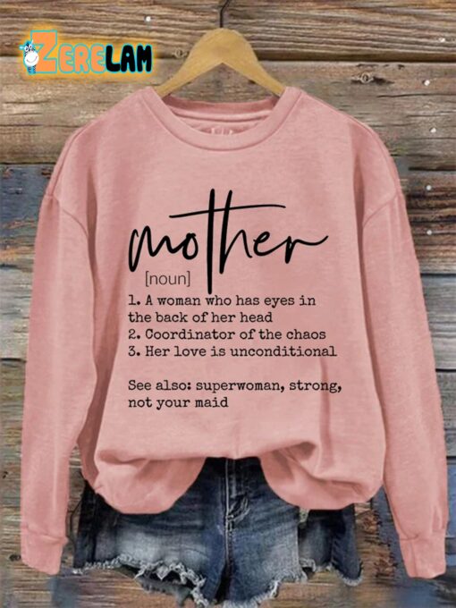 Women’s Mother’s Day Printed Sweatshirt