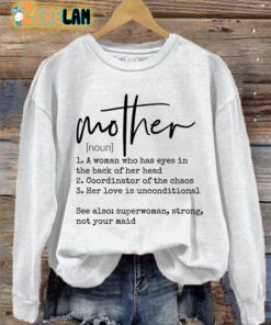 Womens Mothers Day Printed Sweatshirt 2