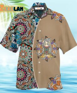 Yoga Quilt Style Hawaiian Shirt