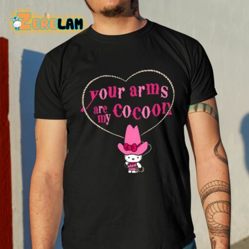 Your Arms Are My Cocoon Hello Kitty Ringer Shirt