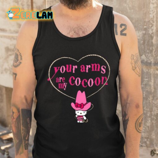 Your Arms Are My Cocoon Hello Kitty Ringer Shirt