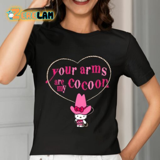 Your Arms Are My Cocoon Hello Kitty Ringer Shirt