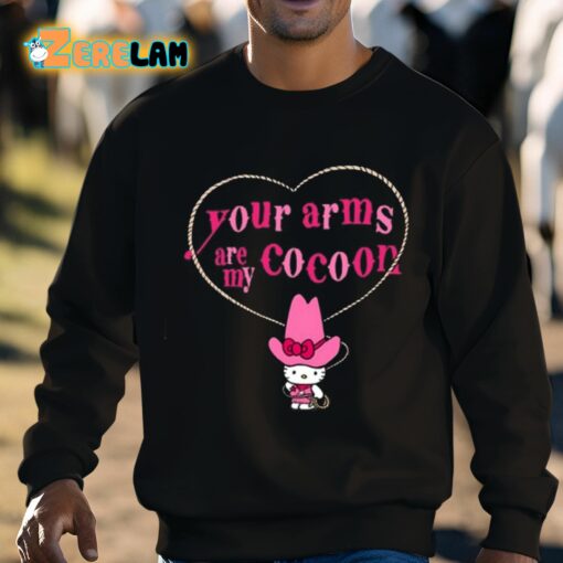 Your Arms Are My Cocoon Hello Kitty Ringer Shirt