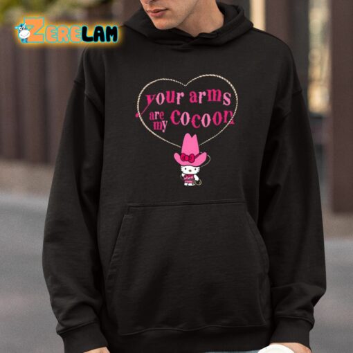 Your Arms Are My Cocoon Hello Kitty Ringer Shirt