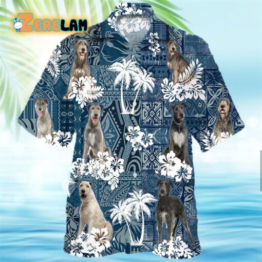 Irish Wolfhound Hawaiian Shirt