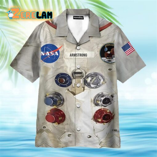 50th Anniversary Armstrong Spacesuit Hawaiian Shirt