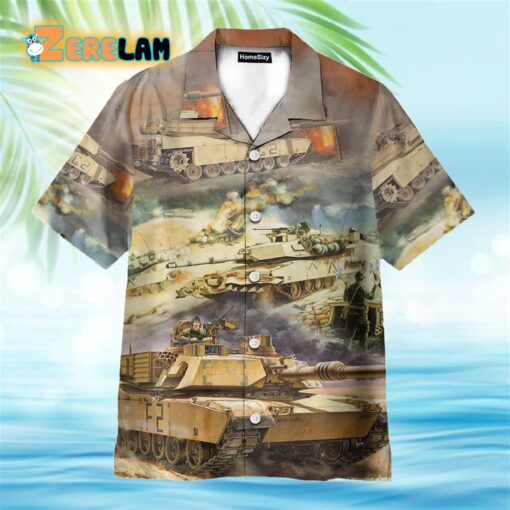 Abrams Tank Hawaiian Shirt
