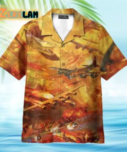 Airplane Eagles Hawaiian Shirt