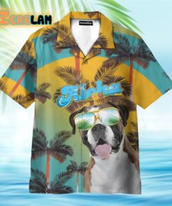 Aloha Summer Boxer Dog Hawaiian Shirt
