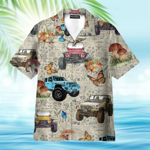Amazing Insect With Jeep Cars Hawaiian Shirt