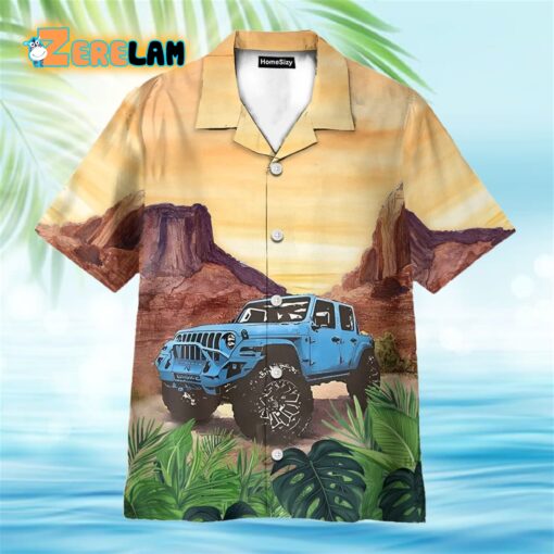 Amazing Jeep On Mountain Hawaiian Shirt