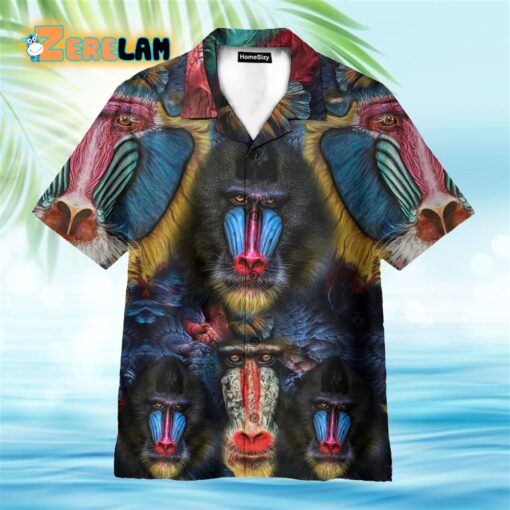 Amazing Mandrill Hawaiian Shirt
