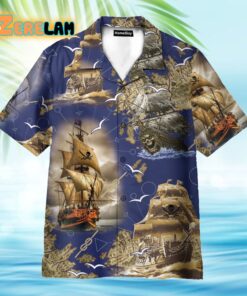 Amazing Pirate Ship Hawaiian Shirt