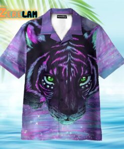 Amazing Purple Tiger Hawaiian Shirt