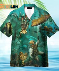 Amazing Scuba Diving Don’t Fear Death Fear Hawaiian Shirt