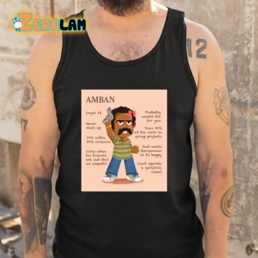 Amban Aavesham Character Shirt