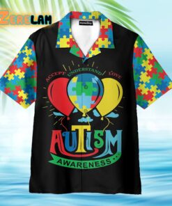 Autism Awareness Accept Understand Love Hawaiian Shirt