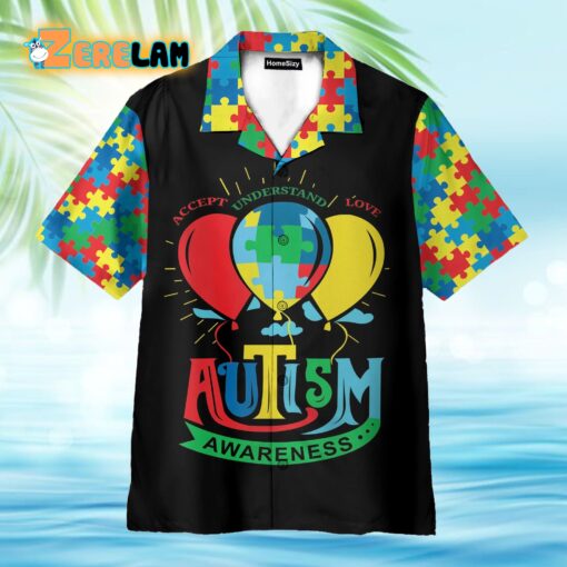 Autism Awareness Accept Understand Love Hawaiian Shirt