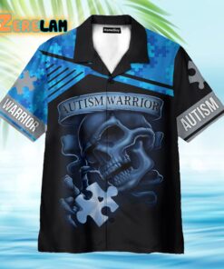 Autism Warrior Hawaiian Shirt