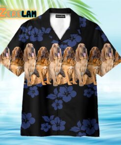 Awesome Bloodhound Funny Hawaiian Shirt