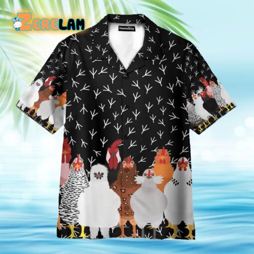 Awesome Chicken Funny Hawaiian Shirt