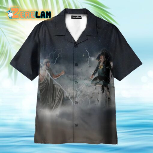Ben Franklin Vs Zeus Hawaiian Shirt