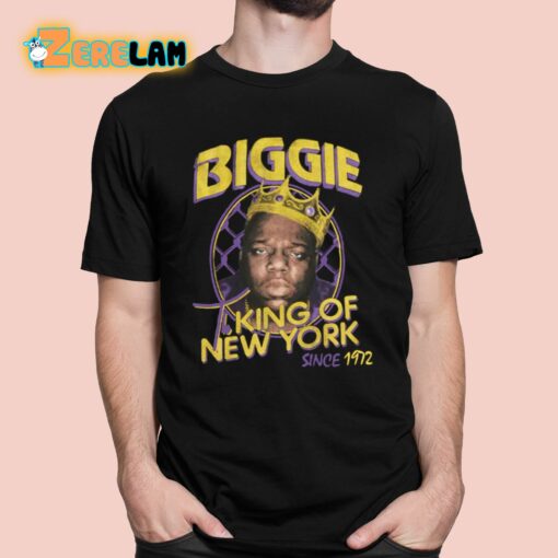 Biggie King Of New York 1972 Shirt